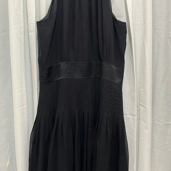Jacob Halter Top Dropped Waist Black Dress size 12 a293 - Picture 3 of 4